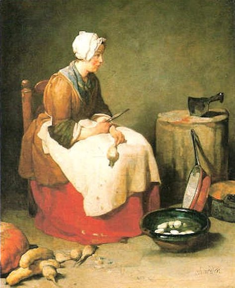 Jean Baptiste-Simon Chardin: La cuciniera