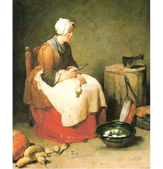 Jean Baptiste-Simon Chardin: La cuciniera