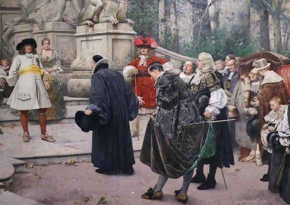 Federico Guglielmo riceve gli ugonotti fuggiti dalla Francia