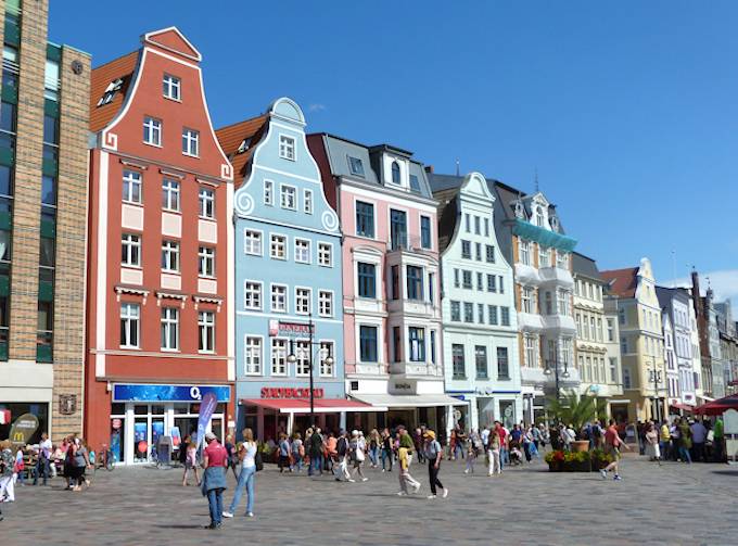 Rostock - la zona dello shopping