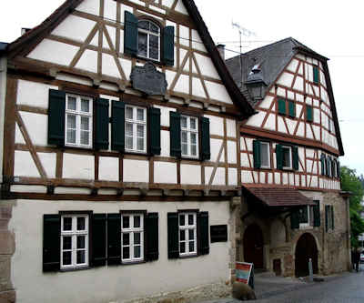 La casa natale di Schiller a Marbach sul Neckar (foto di oggi)