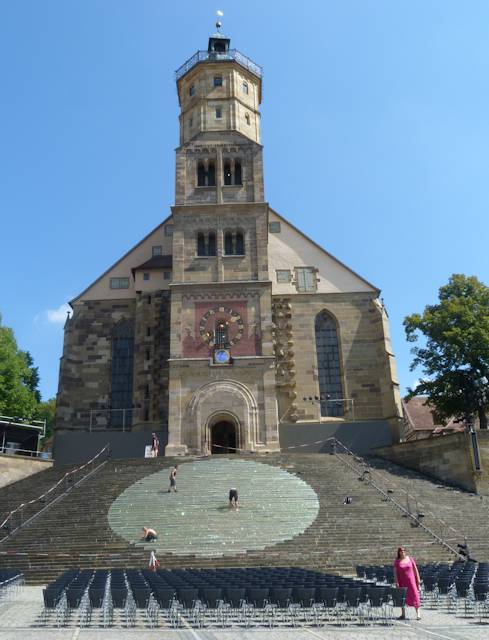 Schwbisch Hall: La chiesa di San Michele