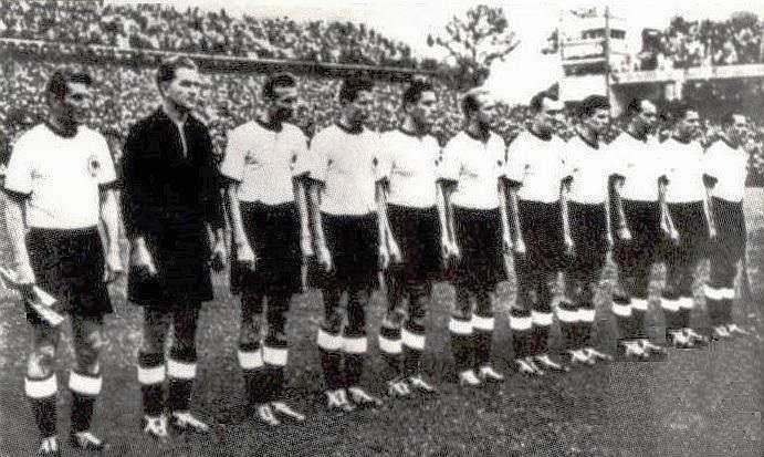 La nazionale tedesca che vinse il campionato mondiale di calcio nel 1954
