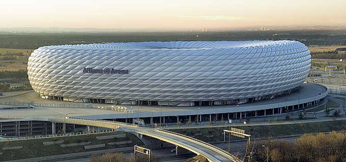 La Allianz-Arena di Monaco