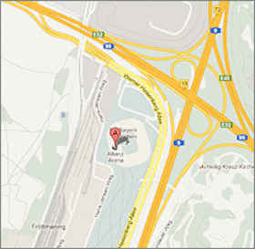 Allianz-Arena, carta stradale online