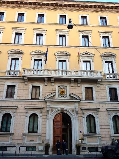 Der Sitz der Deutschen Botschaft in Rom