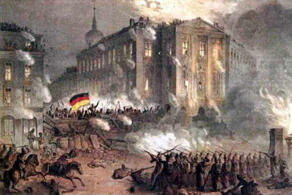 Marzo 1848, Berlino Alexanderplatz