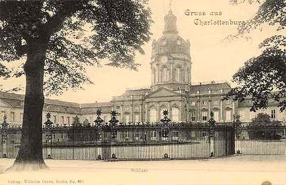 Il castello Charlottenburg - 1900