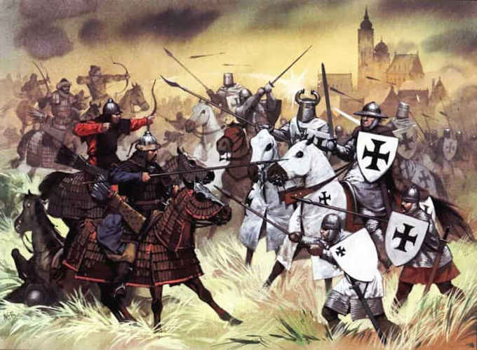 La guerra tra i prussiani e i cavallieri teutonici