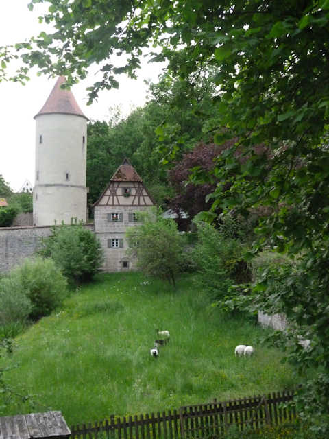 Le mura medievali di Dinkelsbühl