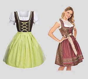 I vestiti tradizionali della Baviera