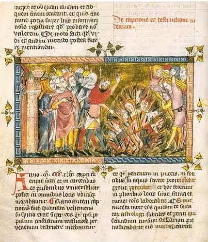 1350: uccisione di ebrei ritenuti responsabili per la peste