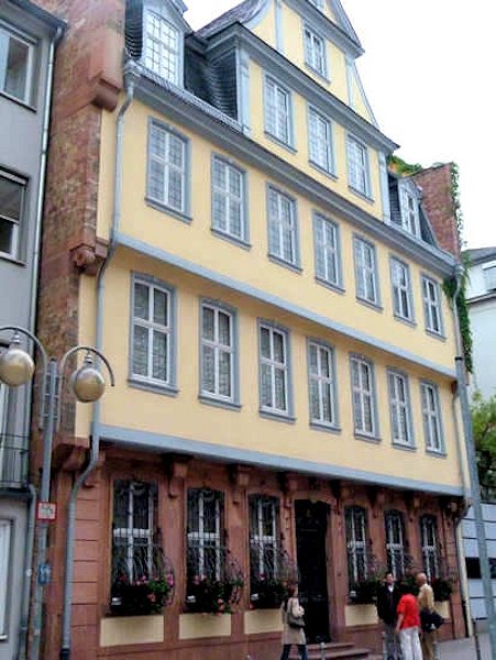 Francoforte: la casa natale di Goethe