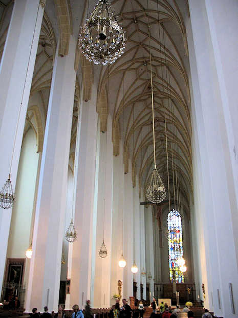 La navata centrale della Frauenkirche
