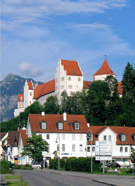 Füssen - Il castello Hohes Schloss