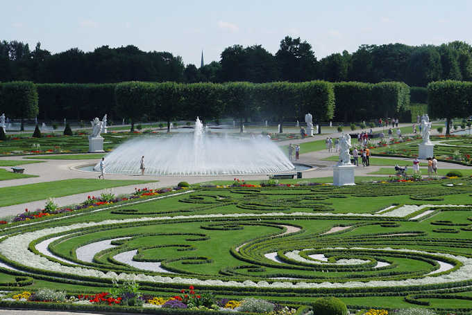 Il parco del castello Herrenhausen