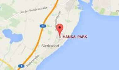 Hansapark - carta stradale