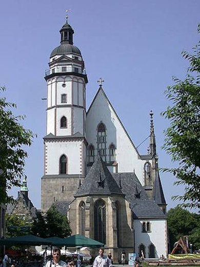 La Thomaskirche a Lipsia