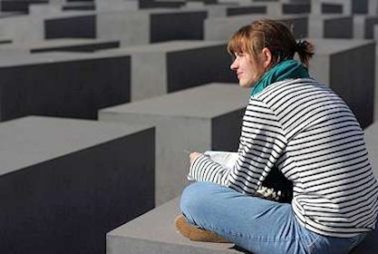 Il Memoriale per gli ebrei assassinati d'Europa a Berlino