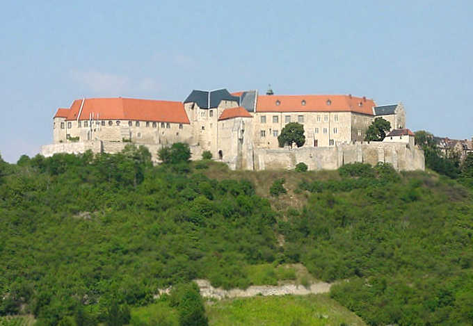 Il castello Neuenburg a Freyburg