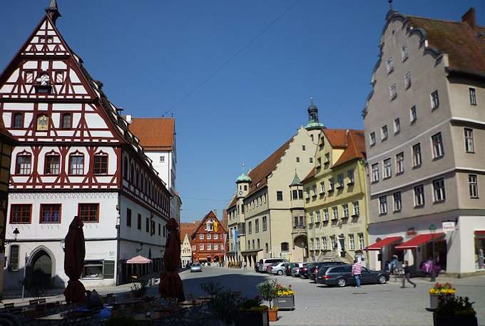Case storiche nel centro di Nördlingen