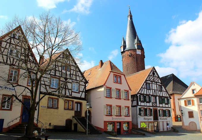 La piazza centrale di Ottweiler