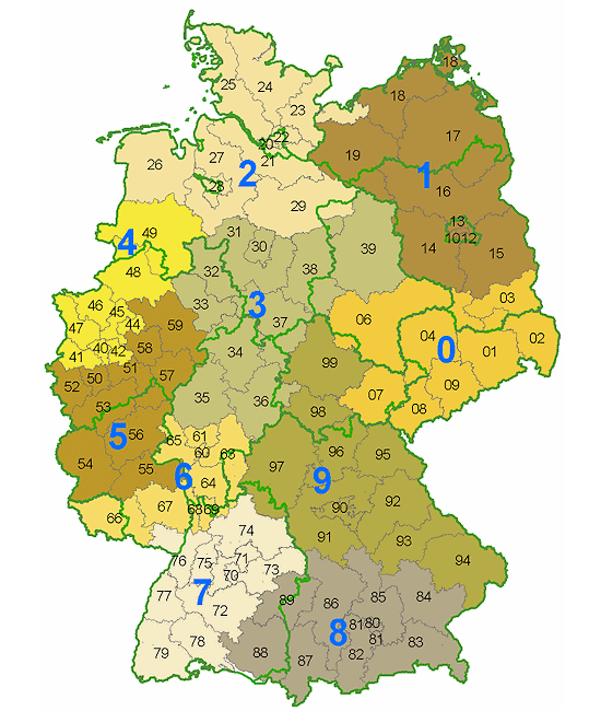 Codici di avviamento postali in Germania