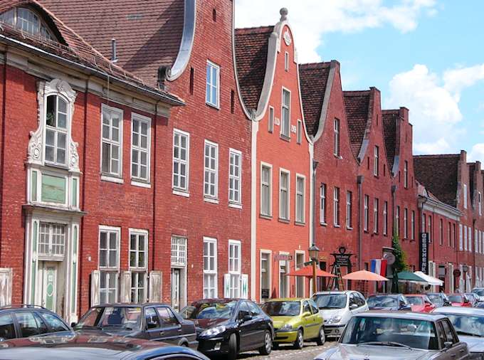 Case nel quartiere olandese di Potsdam