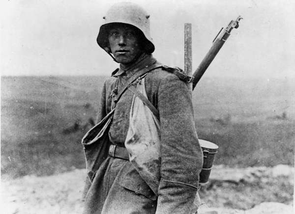 Un soldato tesdesco, sul fronte occidentale