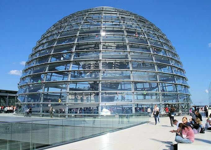 Berlino - Cupola del palazzo del Reichstag