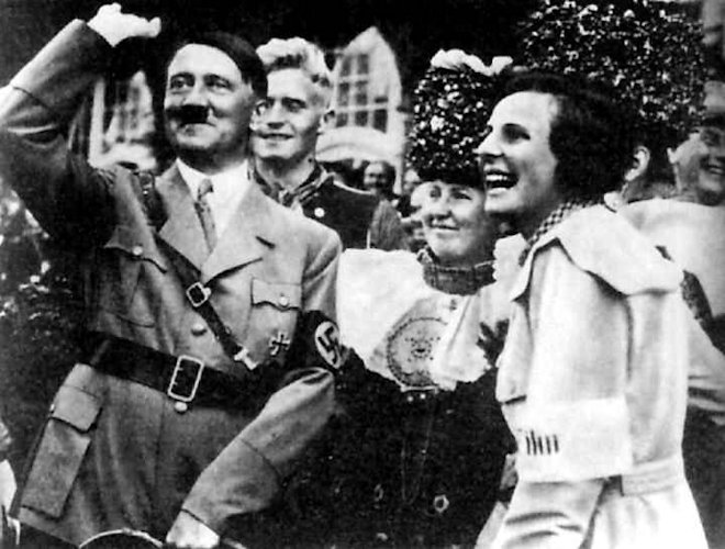 Leni Riefenstahl e Adolf Hitler