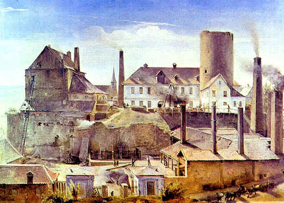 Una delle prime fabbricche in Prussia per produrre attrezzi agricoli