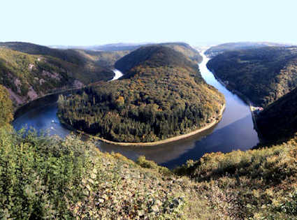 La Saarschleife (svolta del fiume Saar)