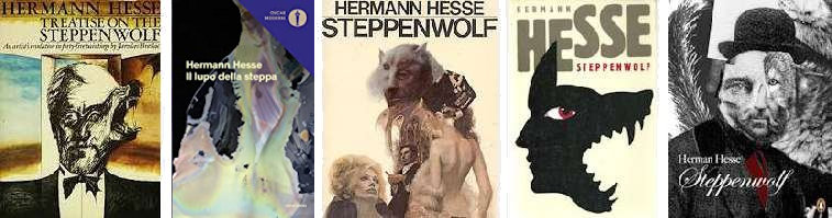 Il lupo della steppa - copertine del libro e locandine del film