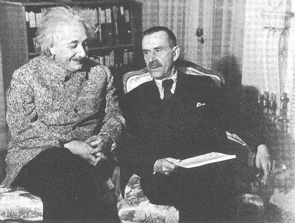 Thomas Mann e Albert Einstein, 1938