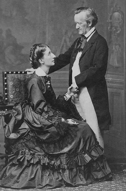 Cosima e Richard Wagner, dopo il loro matrimonio