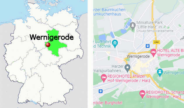 Carta stradale online di Magdeburgo