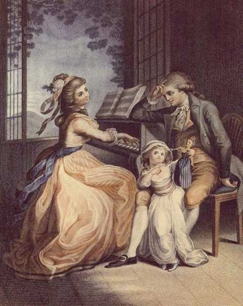 "Lotte e Werther", quadro ispirato all'opera di Goethe