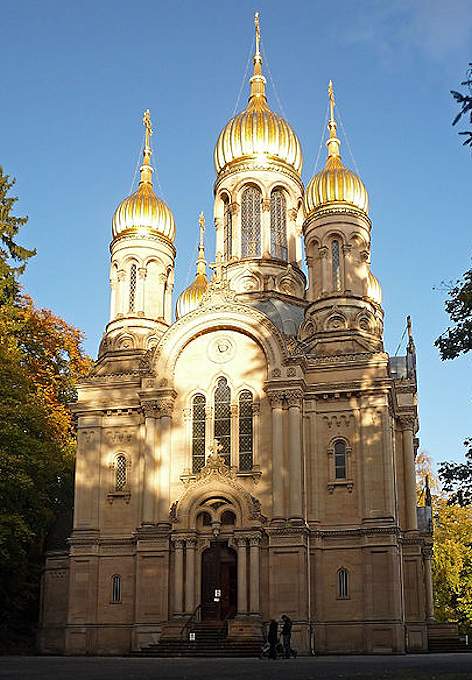 La chiesa russo-ortodossa a Wiesbaden