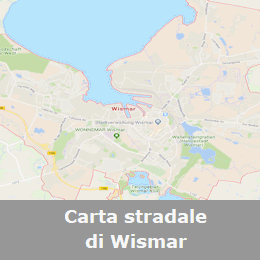 Carta stradale online di Wismar